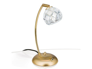 Регулируемая хрустальная настольная лампа