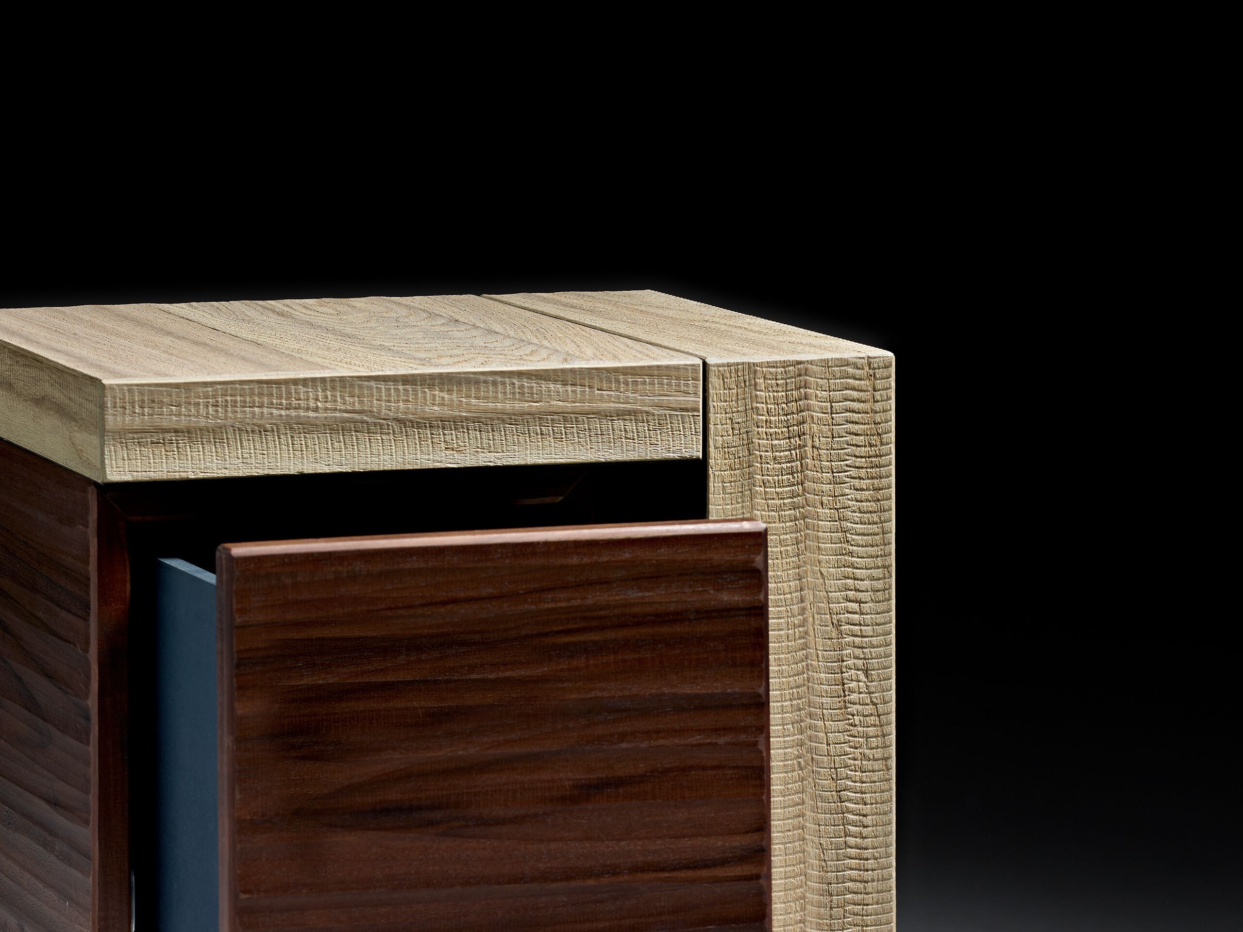 Деревянная тумбочка / журнальный столик с ящиком Disegno di Legno только ARCH-00014455 - Вид №1