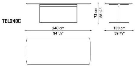 B&B Italia Стол со столешницей из массива дерева Eileen sun-id-1469780 - Вид №6