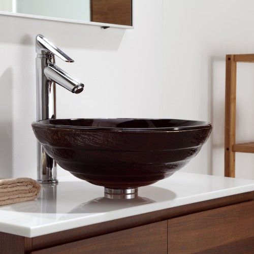 GV-693-19mm Накладная раковина на столешницу  прямоугольная Krausru  - Вид №2