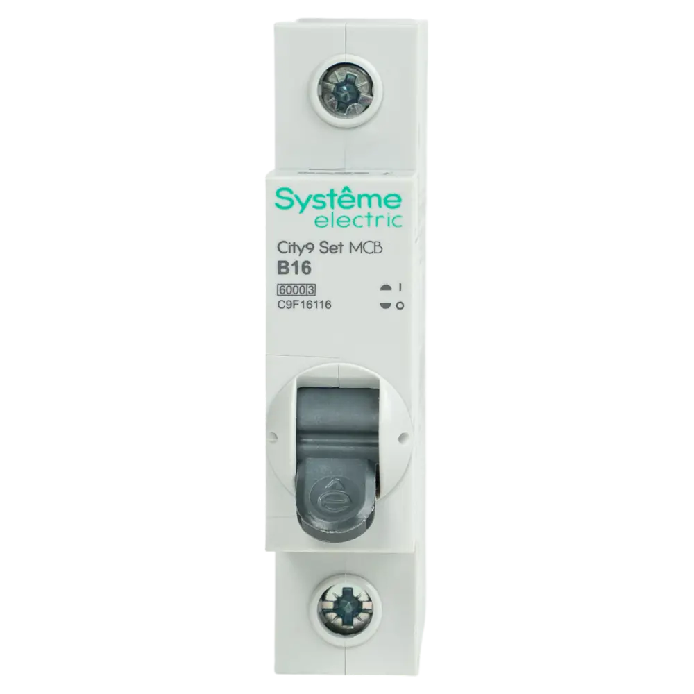 Автоматический выключатель SYSTEME ELECTRIC City9 16А для надежной защиты сети 89412737 STLM-1576097 - Вид №1