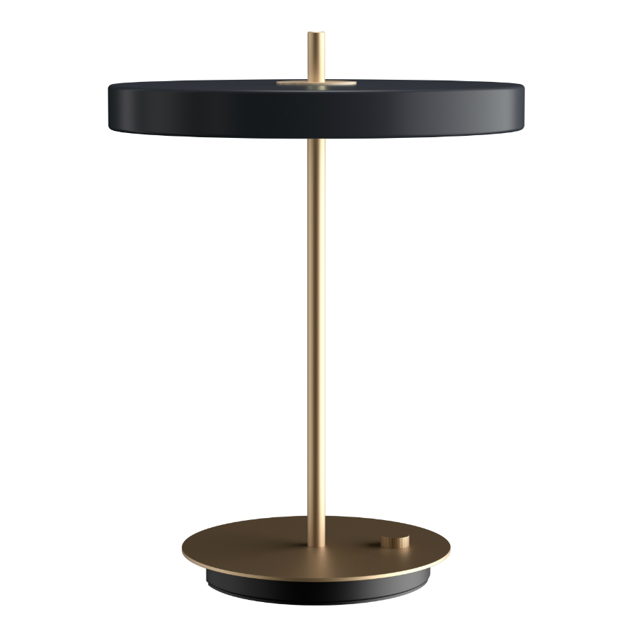 2306 Светильник настольный asteria, 31х41,5 см, черно-серый UMAGE 