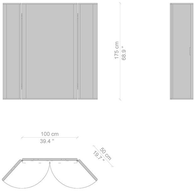 Cassina Экран из шпона дерева Stay sun-id-1350661 - Вид №2