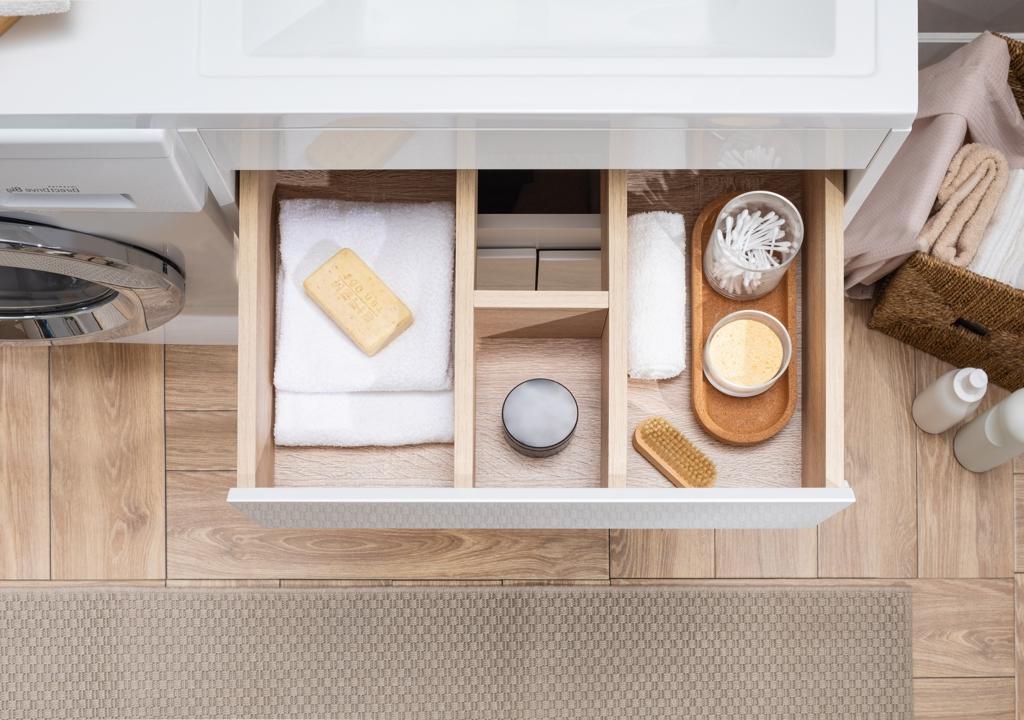 Тумба с раковиной Aquanet Токио 130 R белый (напольная, 1 ящик, 2 дверцы) 0023774600235502 - Вид №14