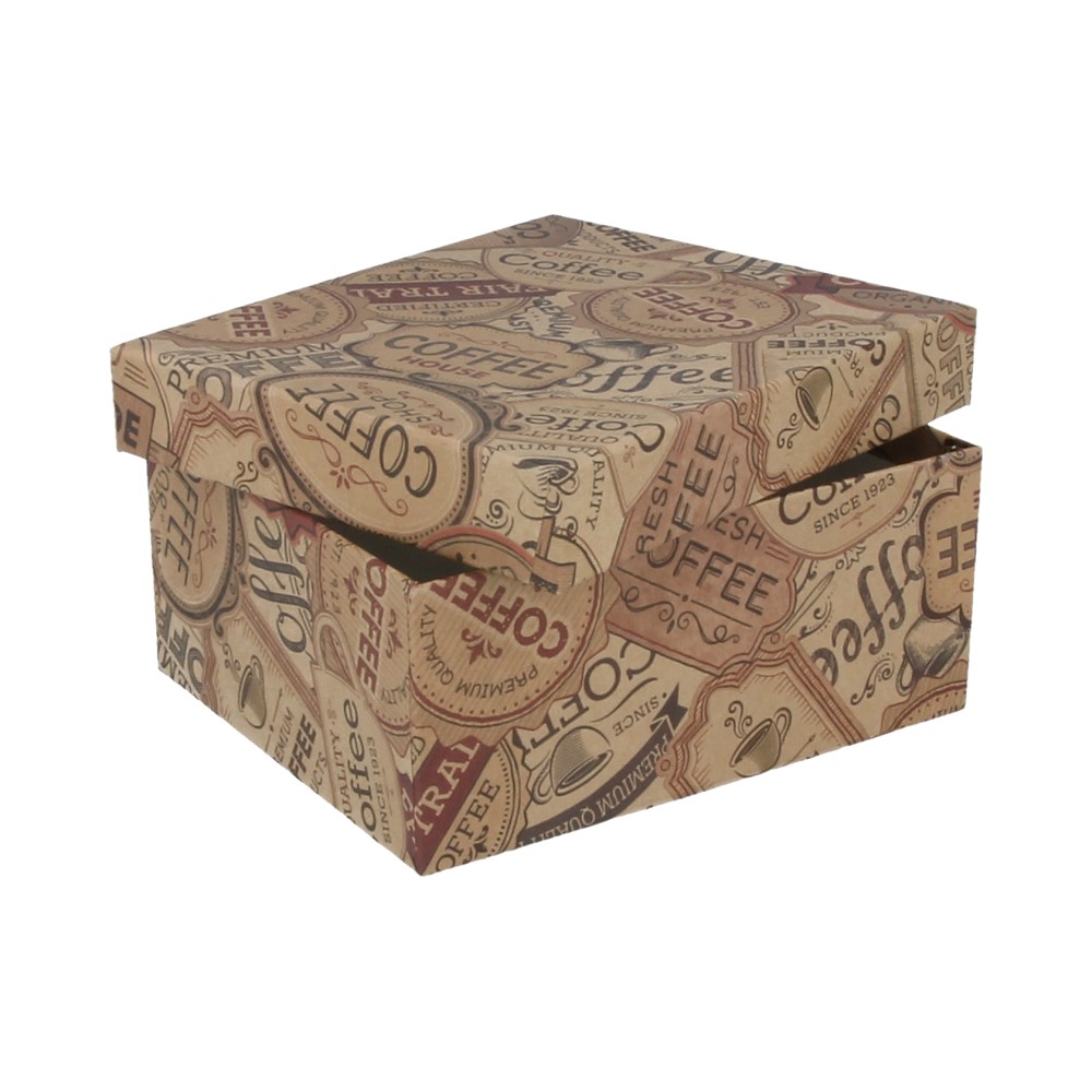 103-7 Коробка картонная крафт №10 13х11х5.7 см прямоуг. Grand Gift 