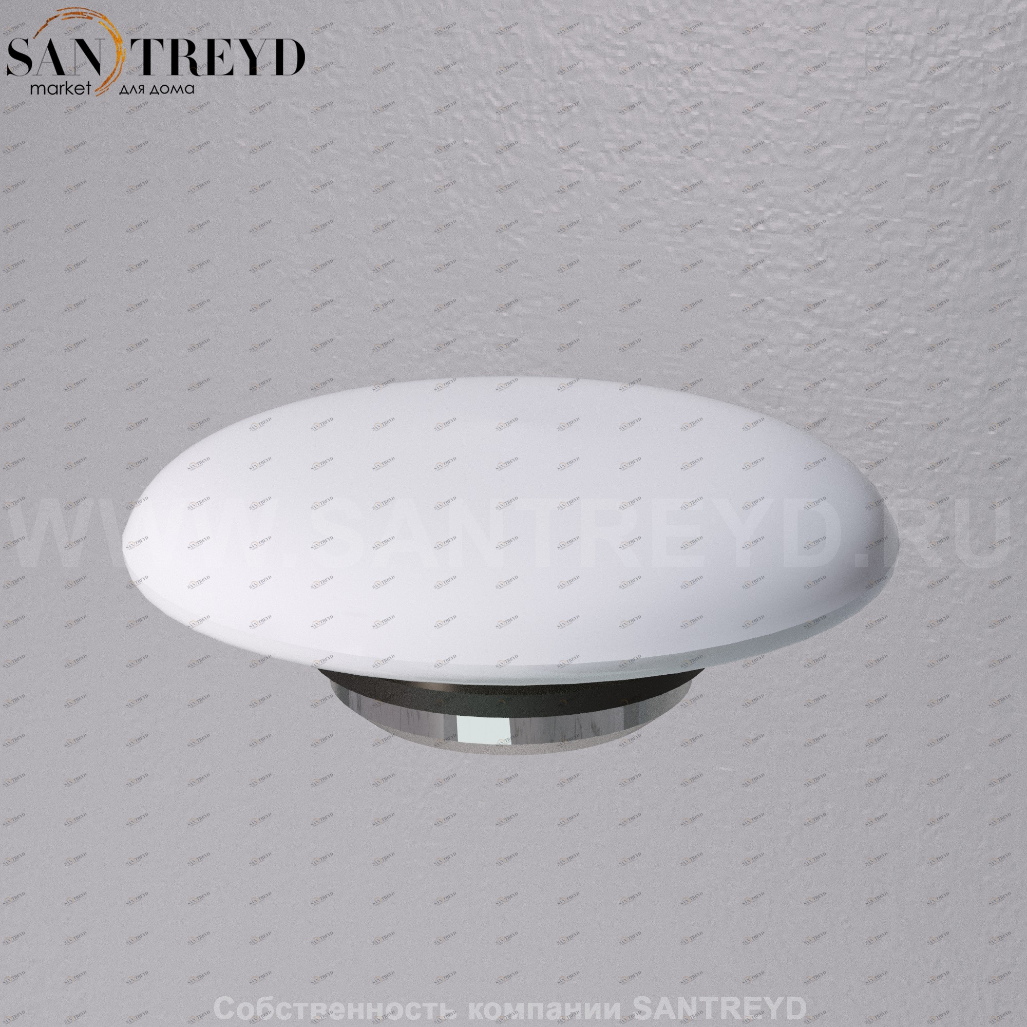 A037VX.100 Донный клапан с керамической накладкой проточный A. e. T. Italia RICAMBI Белый глянцевый AeT ITALIA