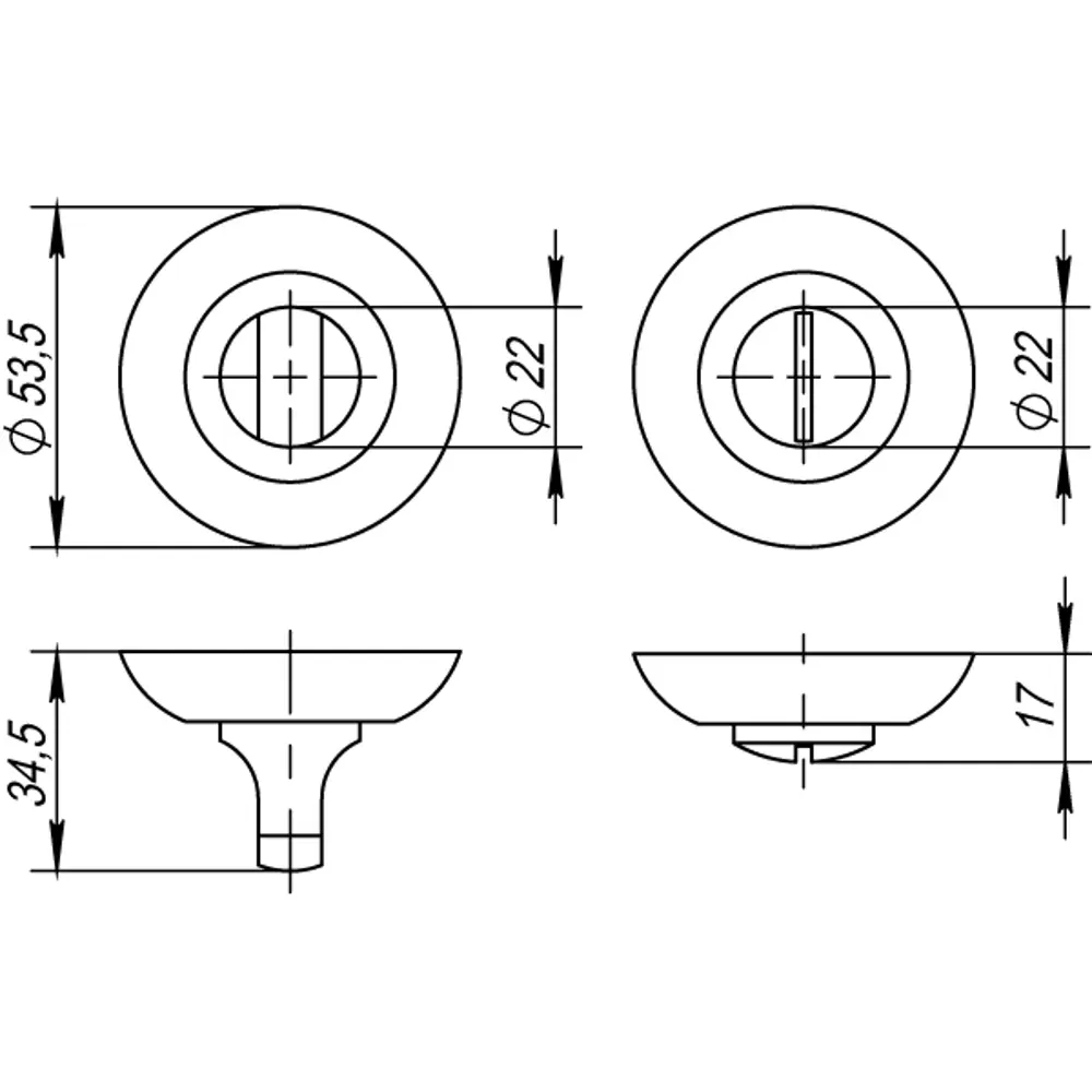 Накладка фиксатор Punto BK6 TL GR-23 цвет графит 88264299 STLM-2083864  - Вид №4