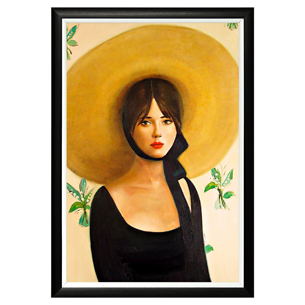 828199920_1818 Арт-постер "Соломенная шляпка и ландыши" Object Desire 