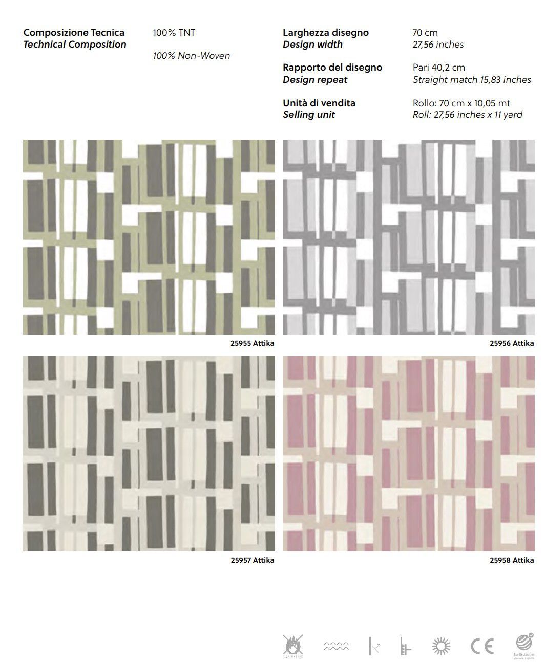 Нетканые обои с рисунком Jannelli&Volpi MARIMEKKO VOL. 7 ARCH-00023324 - Вид №2