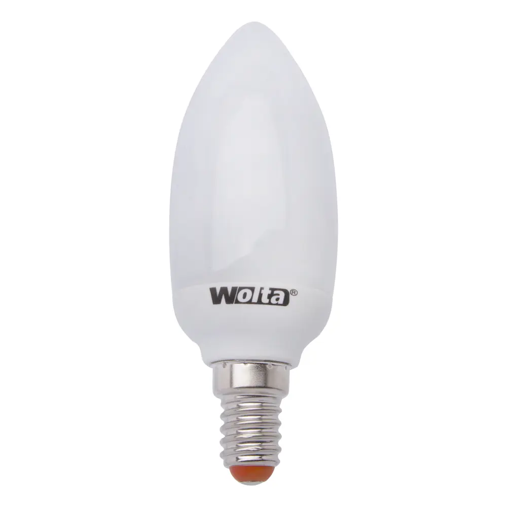 Лампа энергосберегающая Wolta свеча E14 11 Вт свет холодный белый STLM-2170210
