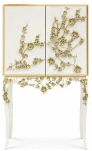 KOKET Барная стойка из лакированного дерева со встроенной подсветкой Spellbound