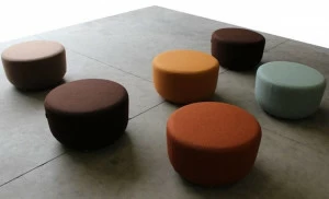 Slalom Круглый акустический пуф Tailor made