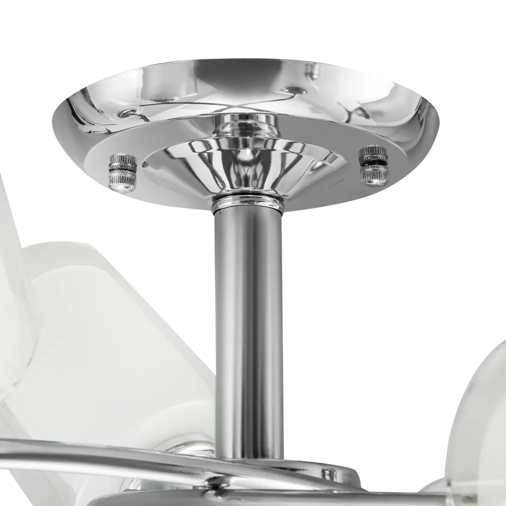 Люстра потолочная JLIGHT RIFT 6 ламп 28 м², цвет хром 84534221 STLM-2077417  - Вид №4