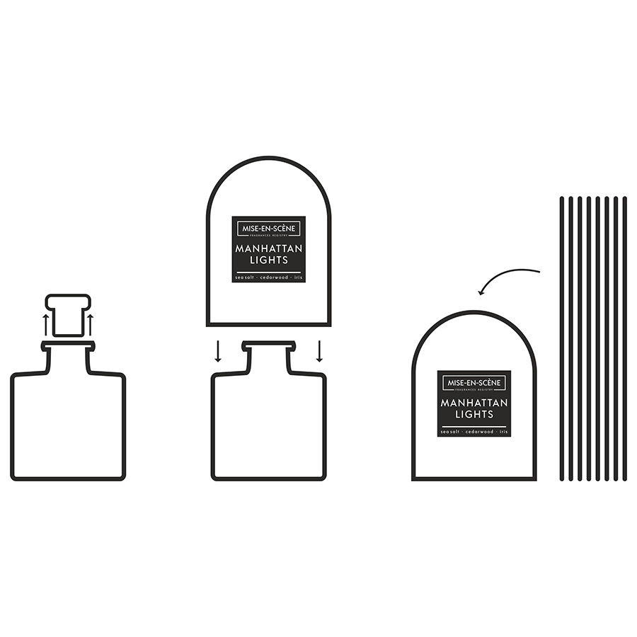 MK200AQMS Диффузор ароматический , mise en scene, manhattan lights, 200 мл Ambientair  - Вид №3