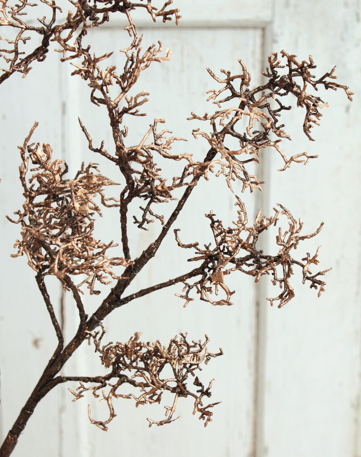 5396 634 a3 Искусственный спрей чайного дерева 'glitter', 110 см, медь H-andreas  - Вид №1