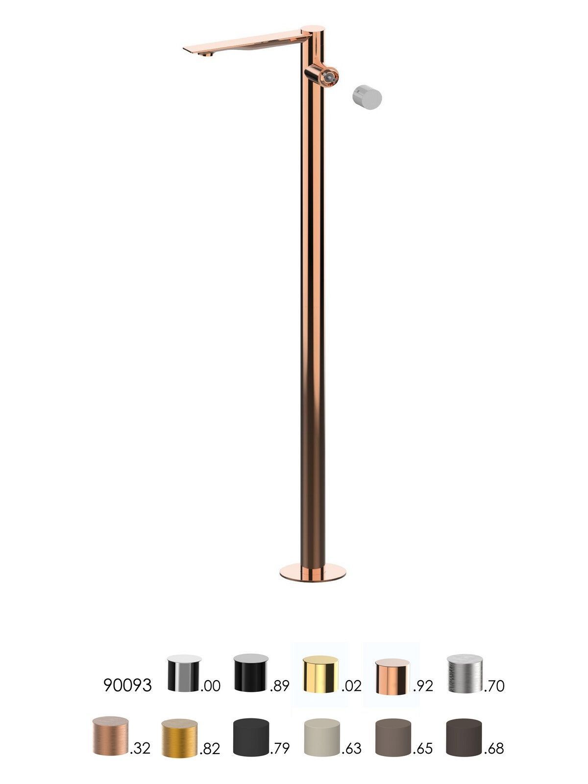 Однорычажный смеситель для раковины без стока Rubinetterie Frattini Narciso S ARCH-00128883 - Вид №15