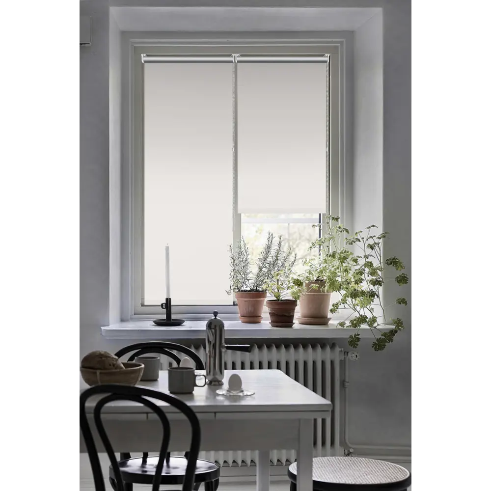 Штора рулонная блэкаут Эскар 50x160 см белая White BLACKOUT STLM-2205939 - Вид №5
