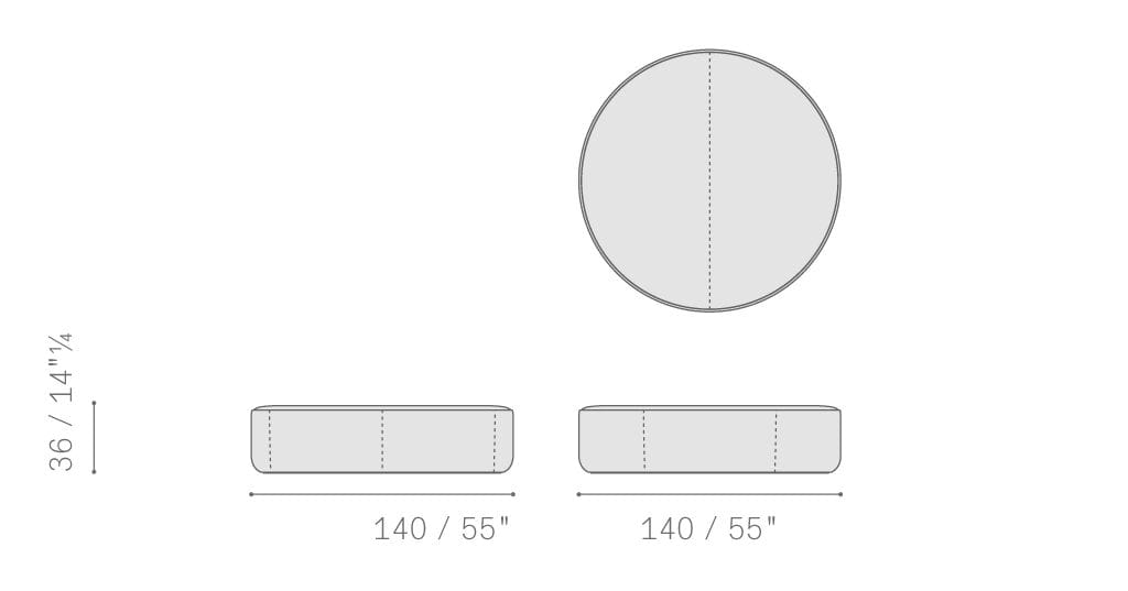 Ткань пуф Poltrona Frau коллекция-мебель и аксессуары ARCH-00135166 - Вид №8