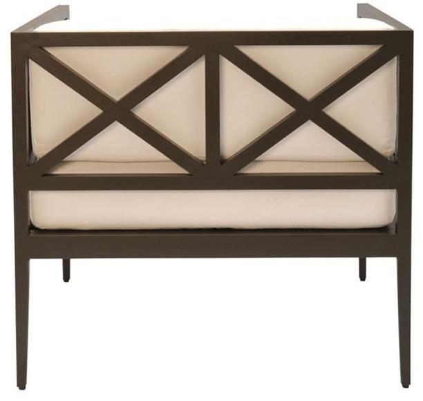 JANUS et Cie Кресло из алюминия с порошковым покрытием и подлокотниками Azimuth sun-id-1490617 - Вид №3