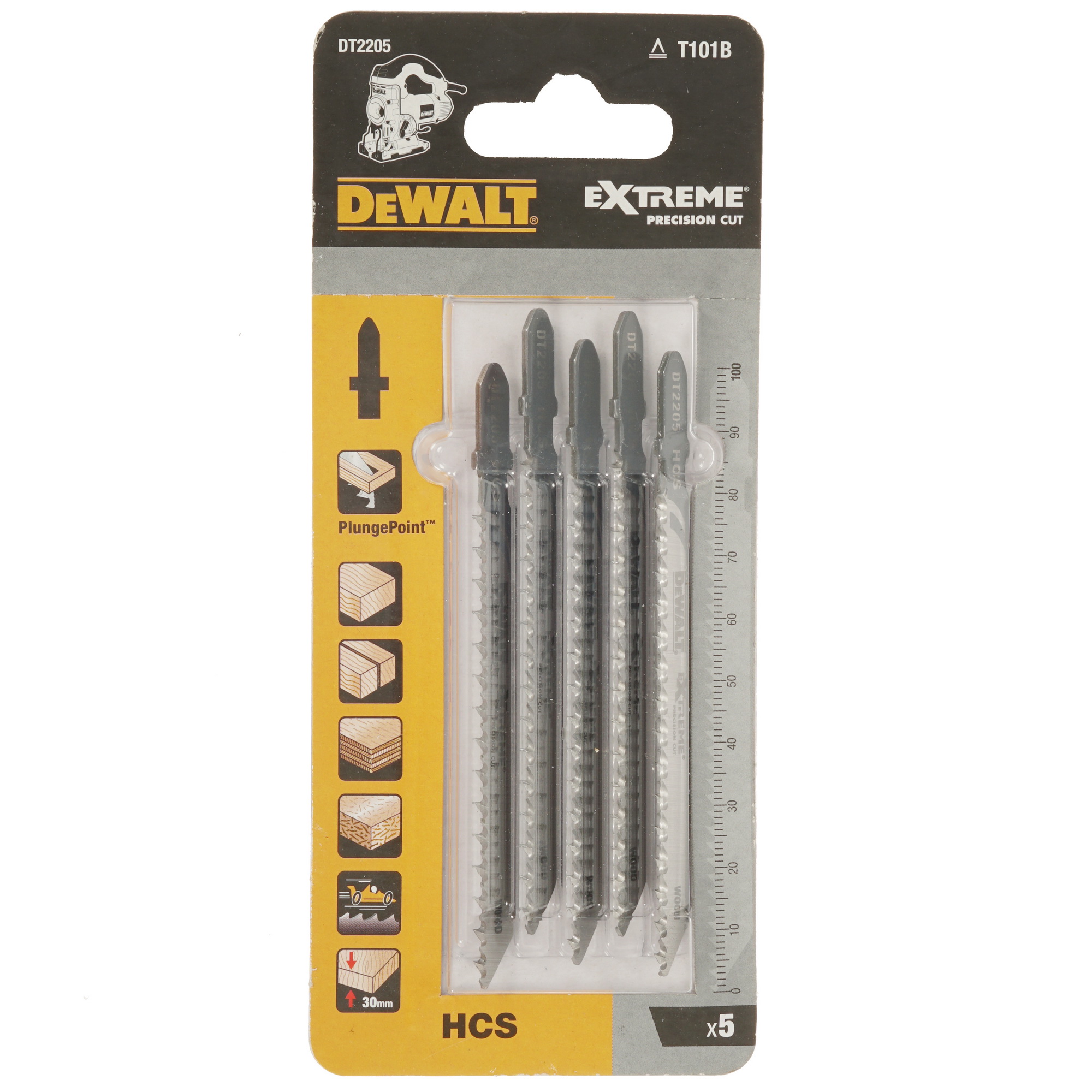 Пилки для лобзика DeWalt DT2205 5303396 STDN-0125170