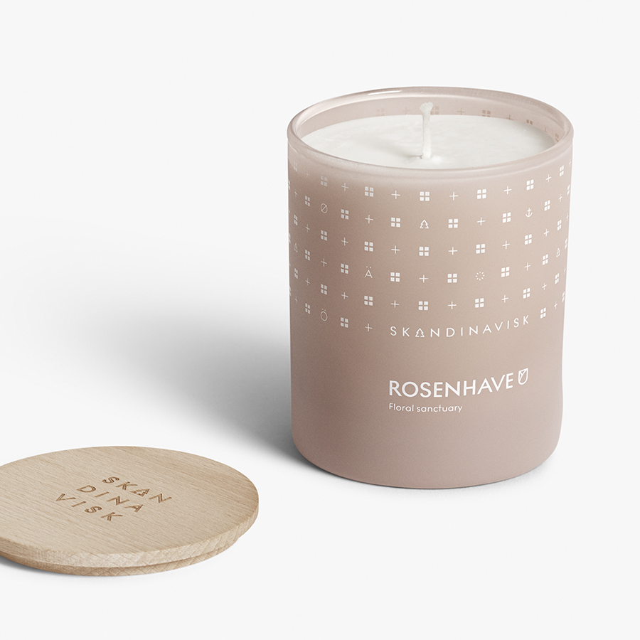 SK20110 Свеча ароматическая rosenhave с крышкой, 200 г (новая) S K A N D I N A V I S K  - Вид №5