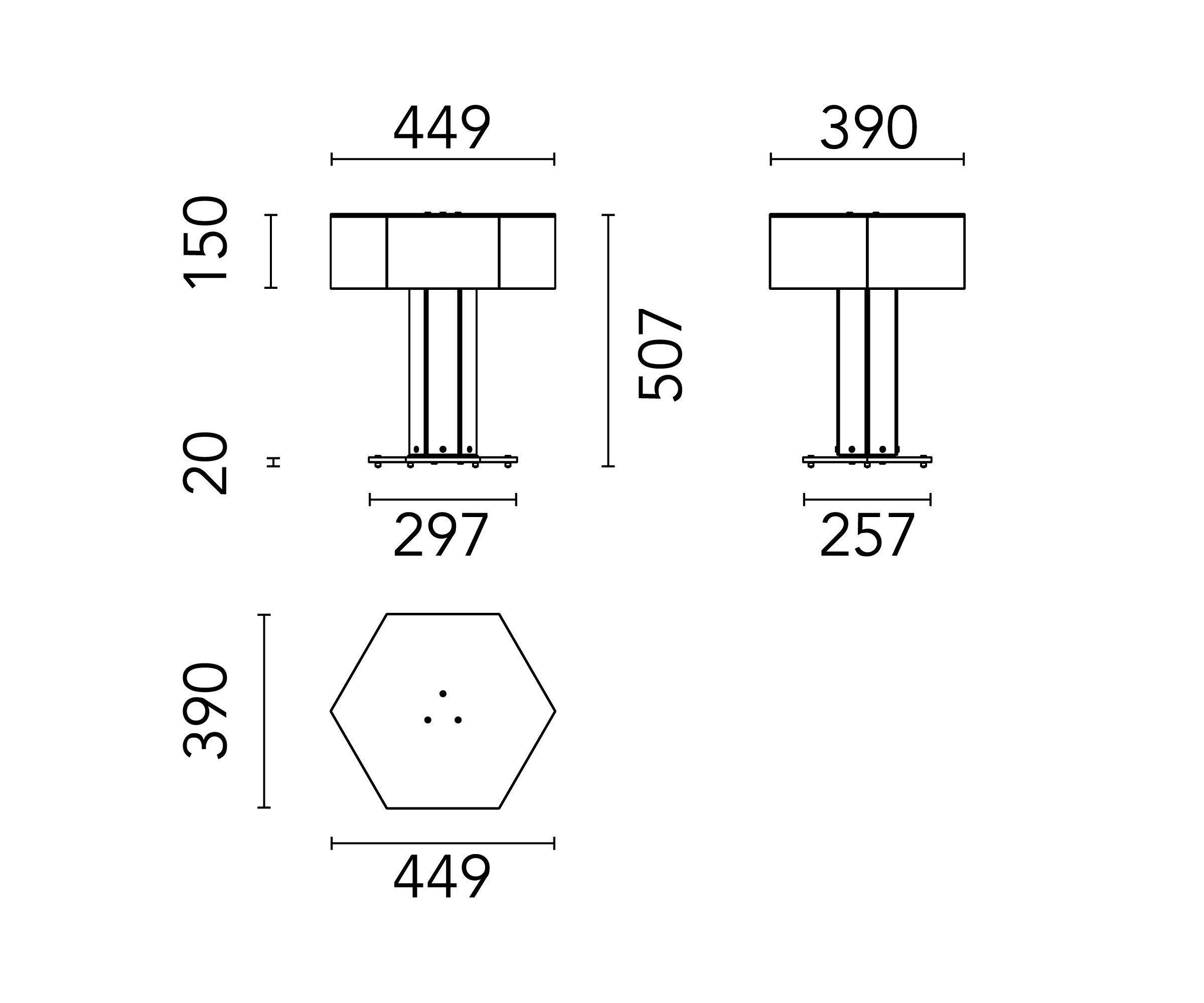 Стеклянная светодиодная настольная лампа Flos Superwire ARCH-00130770 - Вид №3