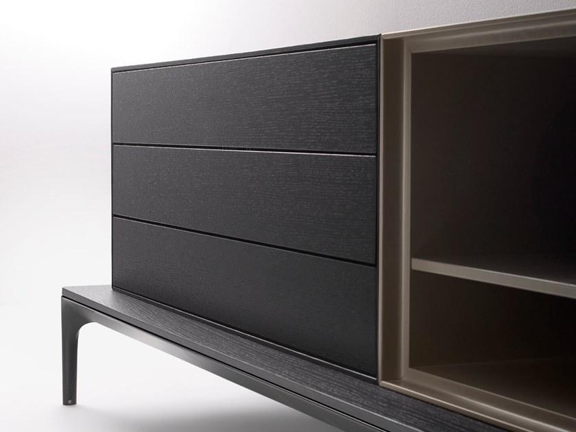 TREKU Низкая лакированная тумба под ТВ Lauki sun-id-1461777 - Вид №4