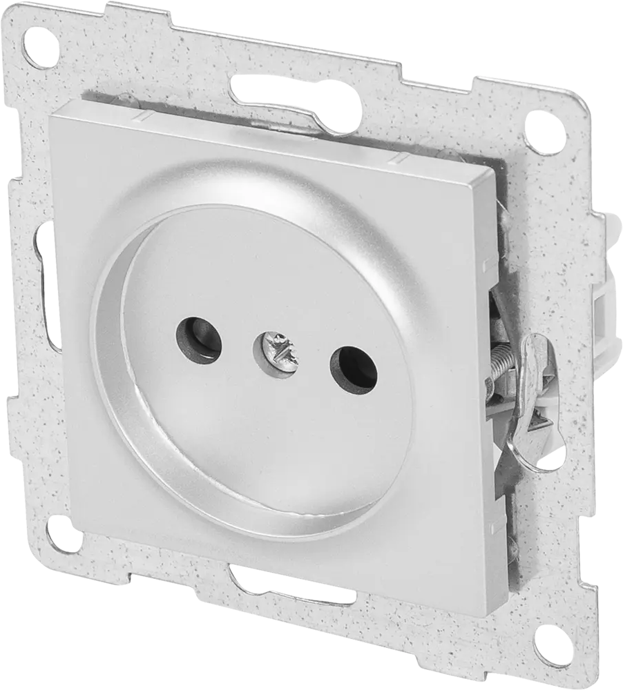 Розетка GUSI Electric без заземления с защитными шторками 83864424