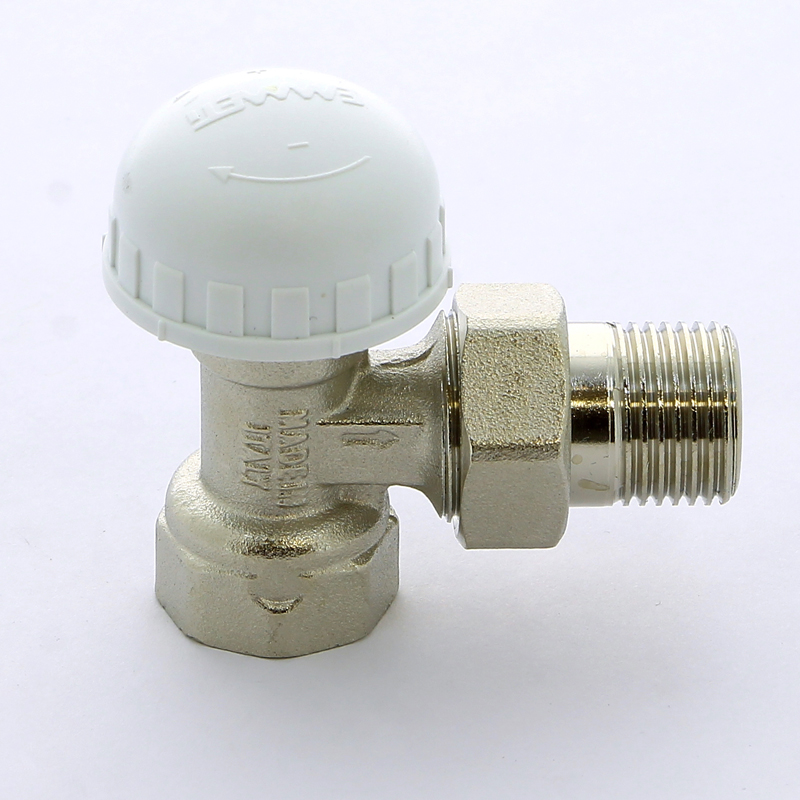 Вентиль НВ термостатический для радиаторов с разъемным соединением EMMETI 1/2" угловой 01350350 - Вид №3