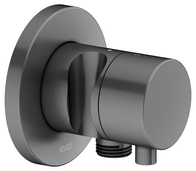 59556031201 Встраиваемый переключатель на 2 потребителя с выводом для шланга и держателем лейки DN 15 KEUCO IXMO - Вид №5