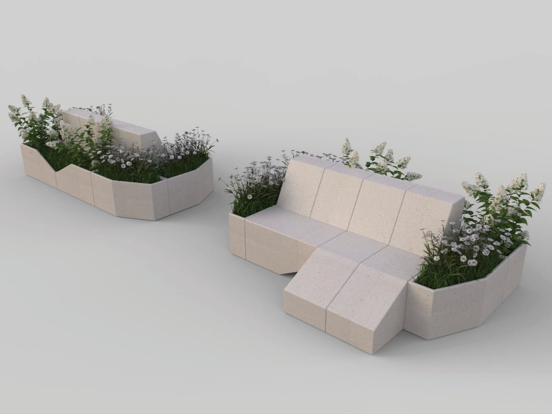 Реконструированный каменный плантатор Viscio Urban Design Modula ARCH-00039922 - Вид №4