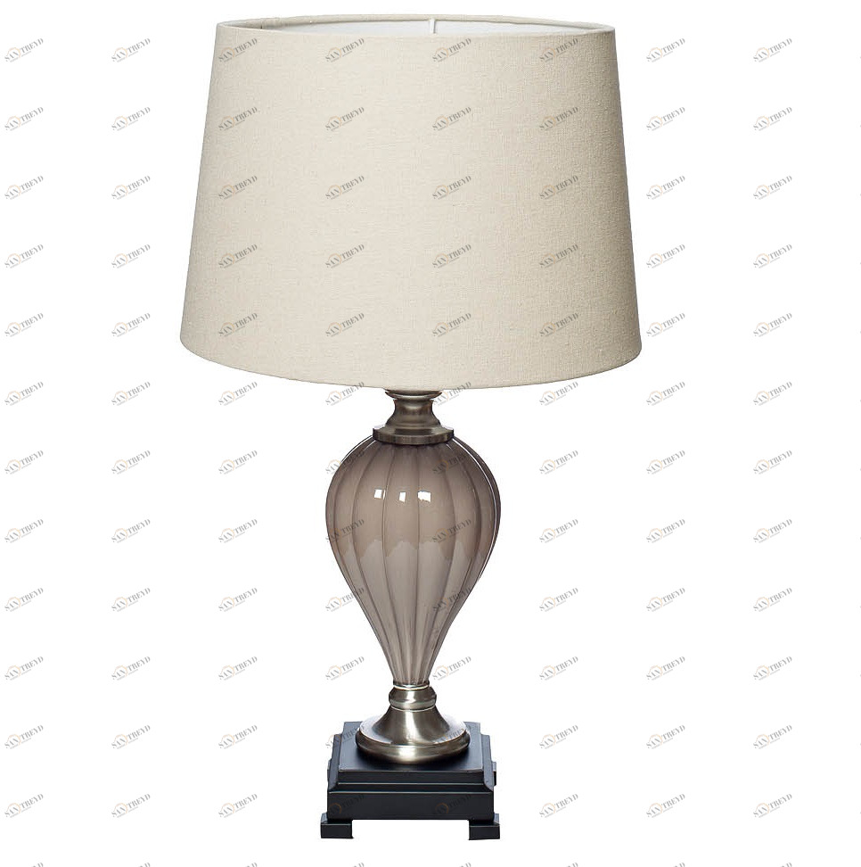 Лампа настольная Silvia плафон бежевый Д33,В60 22-86892 GARDA DECOR ВАЗА 066556 Бежевый 