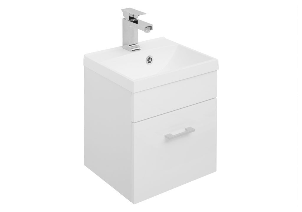 Тумба с раковиной Aquanet Нота NEW 40 белый 0015913700204094 - Вид №3