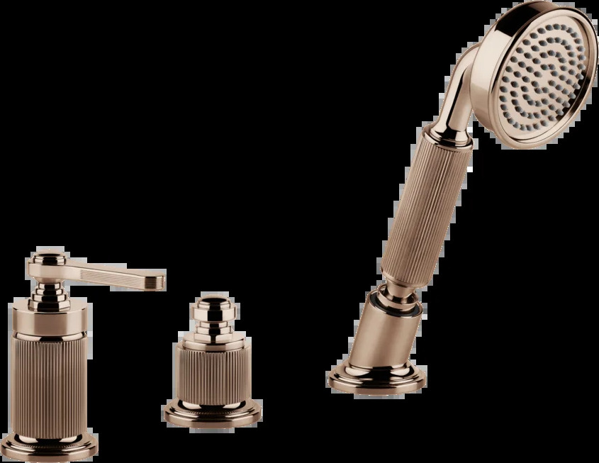 Смеситель для ванны 65043 030 Gessi Venti20 МЕДЬ PVD
