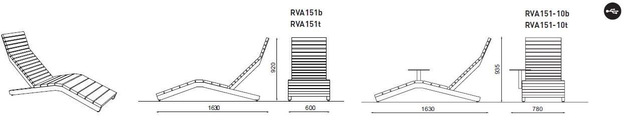 mmcité1 Садовая кушетка из стали и дерева sun-id-1473235 - Вид №8
