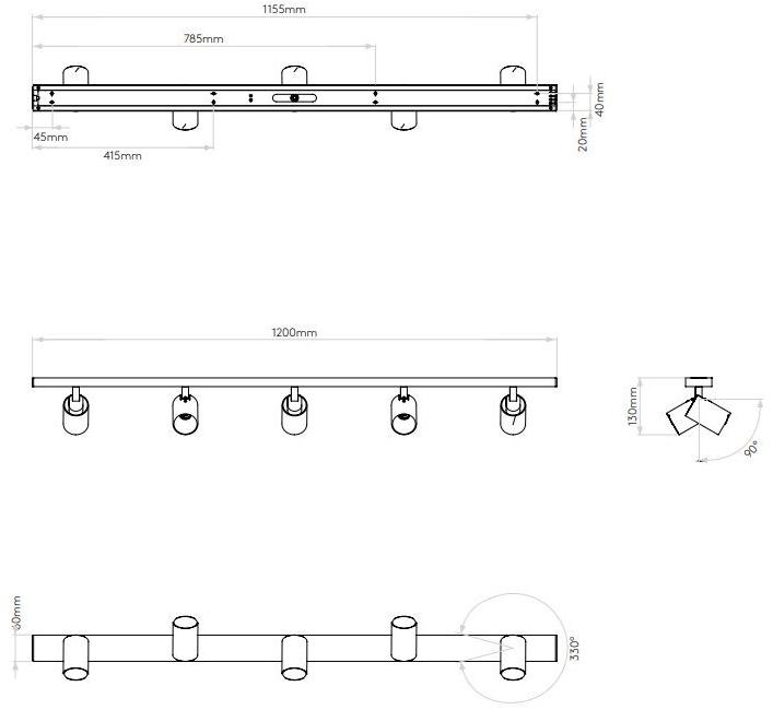Astro Lighting Несколько светодиодных прожекторов из алюминия Ascoli sun-id-1479454 - Вид №12