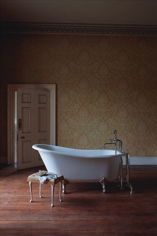 Ванна ARC39 из натурального камня с ножками НИКЕЛЬ Arcade Burlington ARC39, ARCE11 NKL - Вид №2