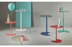 MEMEDESIGN Круглый журнальный столик из металла