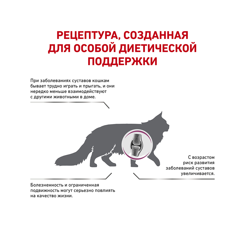 ПР0015587 Корм для кошек Vet Diet Mobility MC28 при заболеваниях опорно-двигательн.аппарата сух. 2кг ROYAL CANIN  - Вид №2