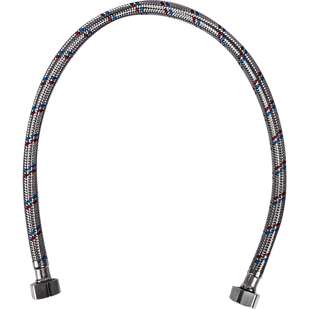 Гибкая подводка для воды ДТРД 60 см x 1/2" внутренняя-внутренняя резьба STLM-2040465 - Вид №2