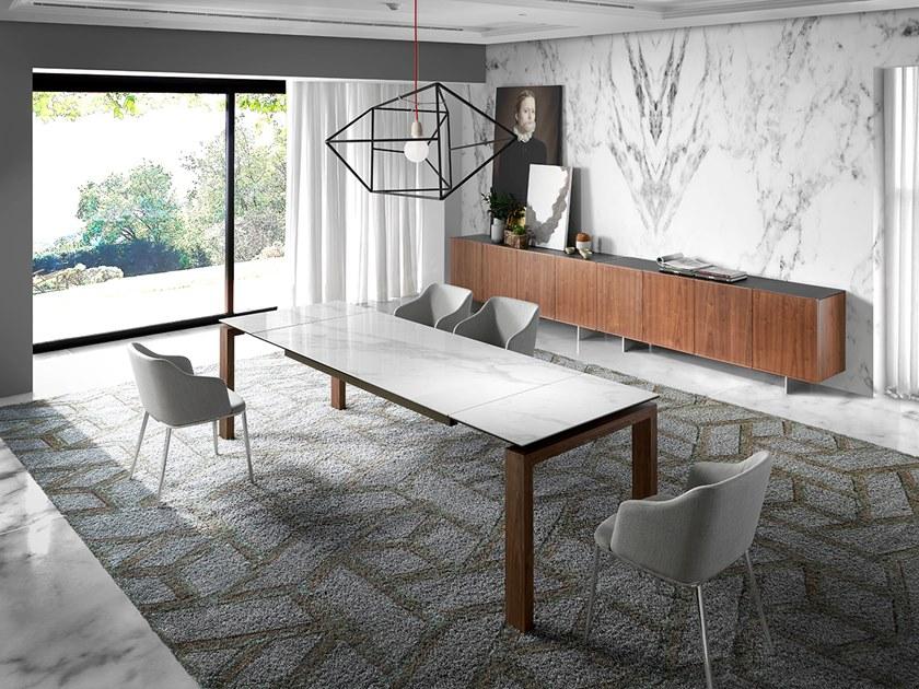 Angel Cerdá Стул из ткани с подлокотниками New chair 4050 f3201 Angel Cerda - Вид №5