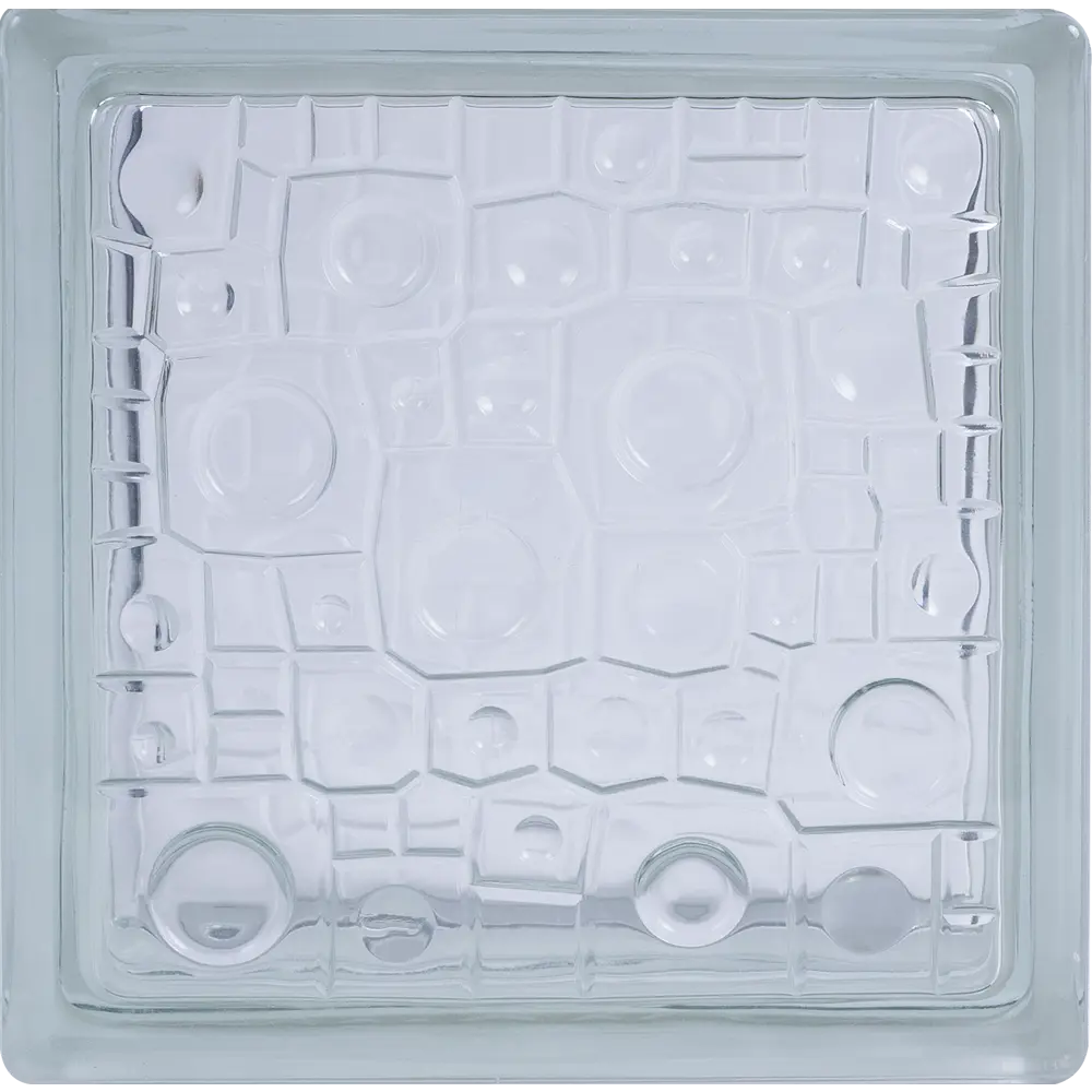 Стеклоблок Богема Губка бесцветный VITRABLOCK STLM-2207849 - Вид №2