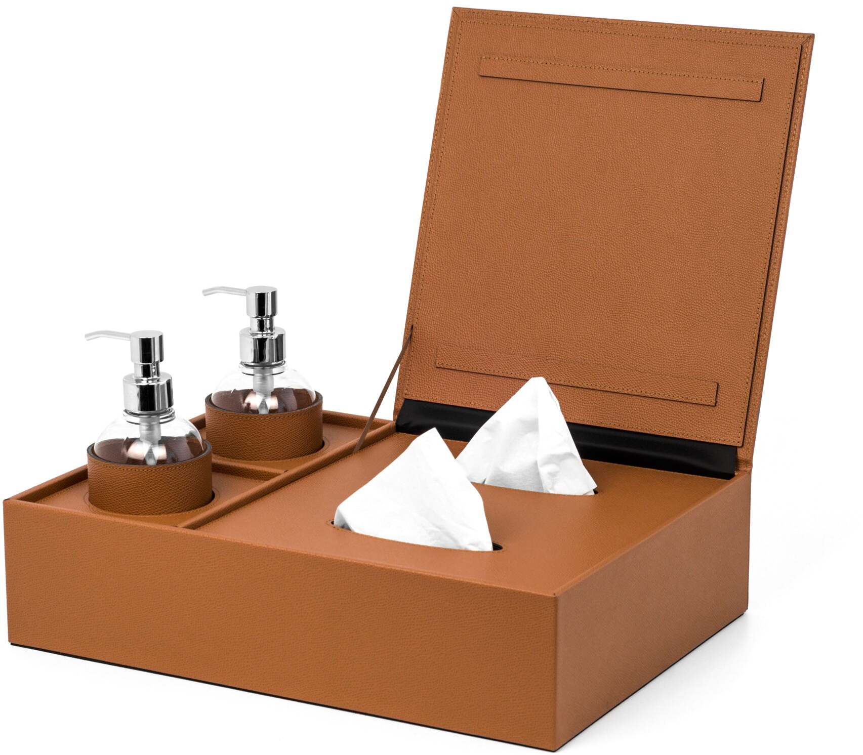 Ящик для дезинфекции Igea - 40X29XH11 см / регенерированная зернистая кожа_белый