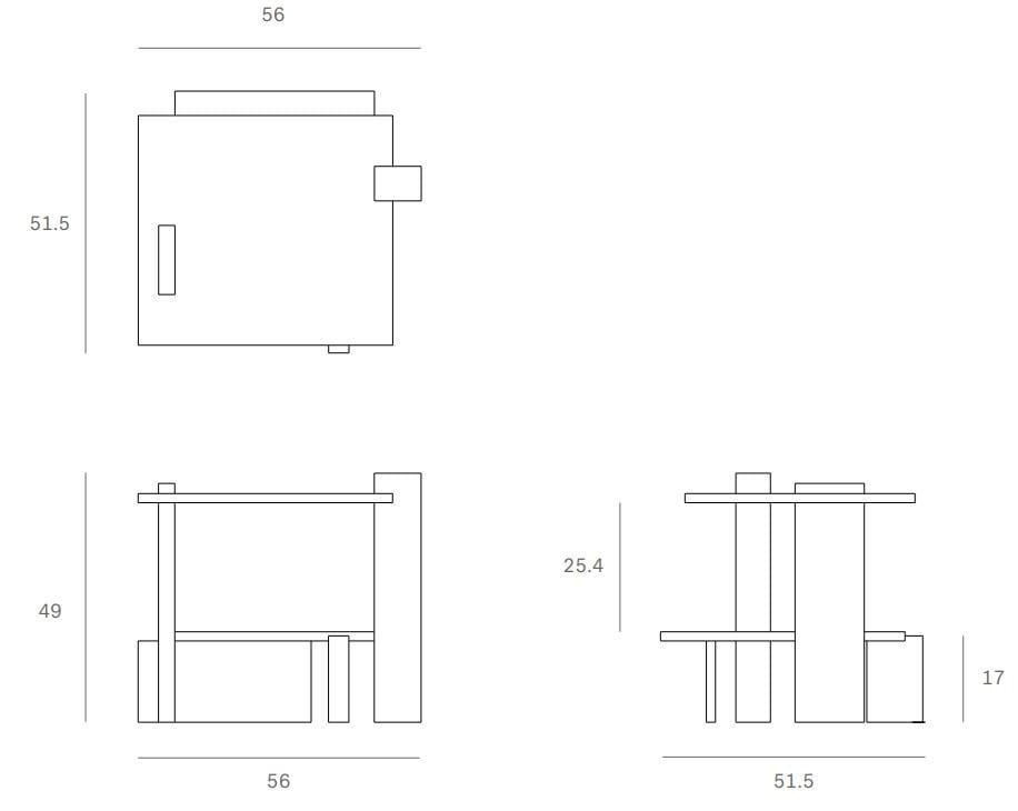 Деревянный прямоугольный низкий журнальный столик Ethnicraft Аннотация ARCH-00066598 - Вид №11