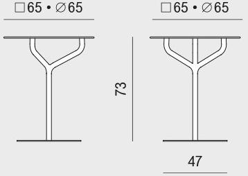 Viganò Квадратный стол в hpl по контракту Jack sun-id-1513587 - Вид №3