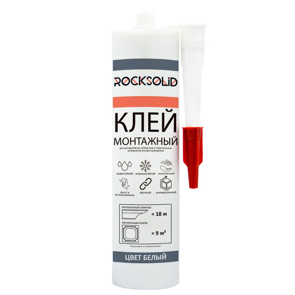 Клей монтажный акриловый Rocksolid 410 г STLM-2064455
