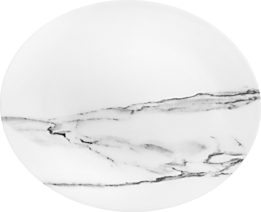 10603393 Dibbern Блюдо овальное Dibbern  "Каррара" 32см Фарфор костяной 