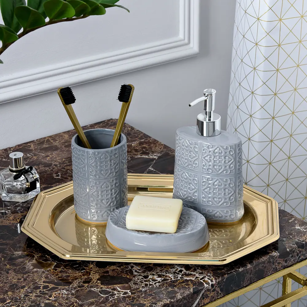 Мыльница Grey VERRAN STLM-2130002 - Вид №3