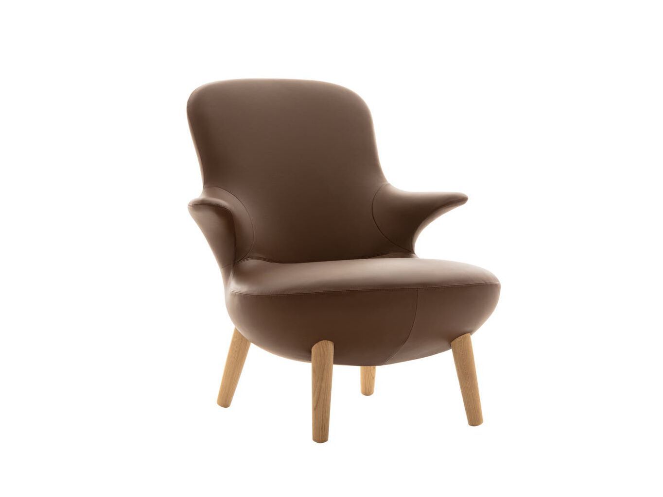 Кожаное кресло с подлокотниками B&B Italia OMOI ARCH-00050899