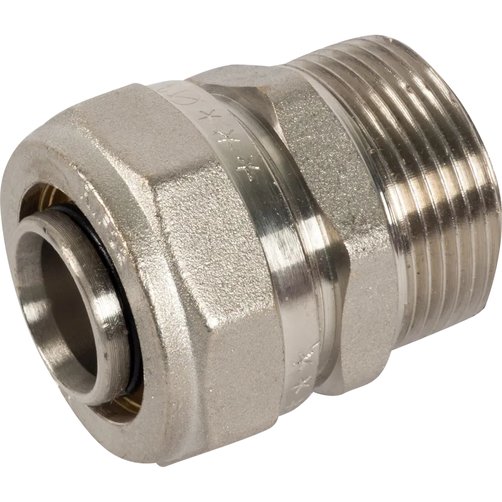 Переходник Valtec 1 1/4"x32 мм НР никелированная латунь VTM.301 11978055 STLM-2068669 
